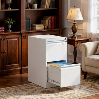 Sunvega 4 Drawer Metal Vertical File Cabinet with Lock for A4 Legal Letter Size