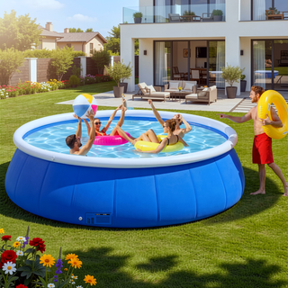 Sunvega Butterfly Inflatable Coil Mesh PVC Outdoor Swimming Pool for Garden Yards