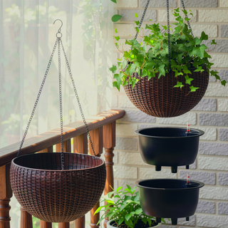Sunvega 2 Pack Tall 21.7 Inch Crack-Resistant UV-Resistant Matte Planter Box for Indoor Outdoor