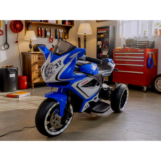 Sunvega Kids Electric Motorcycle with Headlights Music MP3 Player for 3-4 Years Boys
