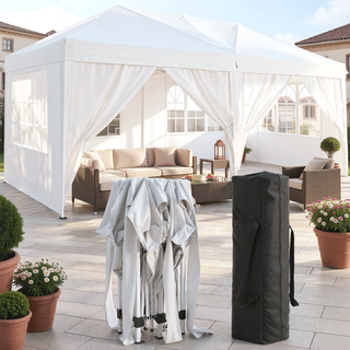 Sunvega 10x20 Pop Up Canopy Tent with 6 Removable Sidewalls and Carry Bag