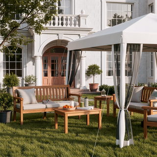 Sunvega Pop Up Canopy Tent with Netting for Instant Shade and Outdoor Gatherings