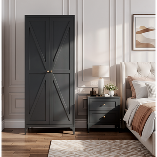 Sunvega Premium Powder Coated Steel Storage Cabinet With Four Adjustable Shelves