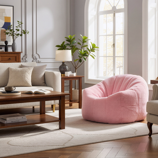 Sunvega Giant High Density Foam Filled Bean Bag Sofa Chair with Armrests