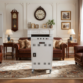 Sunvega Mobile Charging Cart and Cabinet for 35 Tablets Laptops with Locking Storage