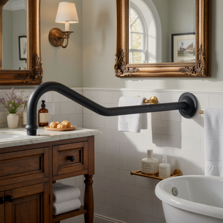 Sunvega Stainless Steel Shower Arm with Unique Appearance Design and Easy Installation
