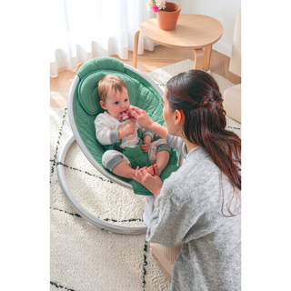 Sunvega Bluetooth Electric Baby Bouncer with Music Speaker and LED Touch Screen