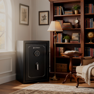 Sunvega Fireproof Safe Vault with Electronic Keypad Lock and Backup Key