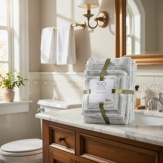 Sunvega Ultra Fresh Anti-Microbial 100% Cotton Quick Dry 12 Piece Towel Set