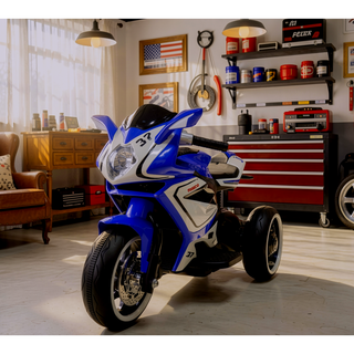 Sunvega Kids Electric Motorcycle with Headlights Music MP3 Player for 3-4 Years Boys