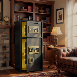 Sunvega Large Digital Security Safe with Dual Alarm and Hidden Code Function