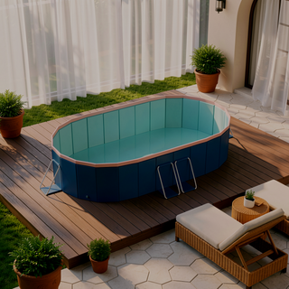 Sunvega Strong Durable PVC Outdoor Swimming Pool for Garden Yards
