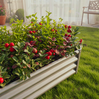 Sunvega 72x36x12 Inch Metal Raised Garden Bed for Plants Vegetables and Flowers
