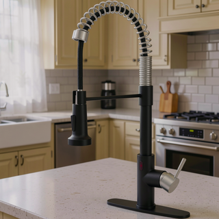 Sunvega Automatic Touchless Kitchen Faucet with Motion Sensor for Hands-Free Use