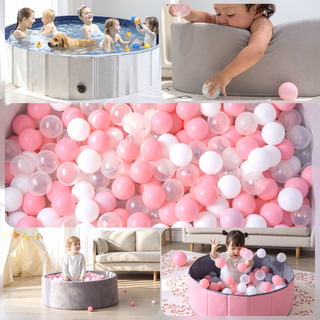 Sunvega 500 Count 2.2 Inch Crushproof Phthalate Free BPA Free Ball Pit Balls for Kids