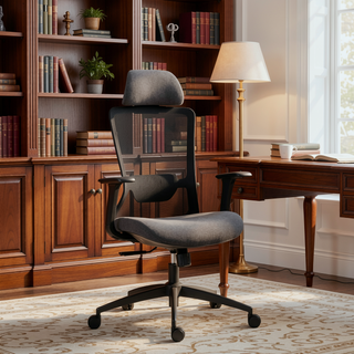 Sunvega High Back Ergonomic Office Chair with Dynamic Lumbar Support and Adjustable Headrest