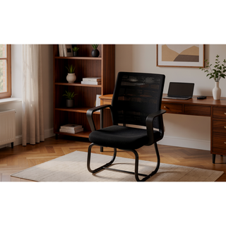Sunvega Modern Mesh Office Chair with Ergonomic Backrest and Stable Metal Frame