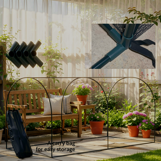 Sunvega Plant Protection Tent with Two Zippered Doors, Storage Bag, and Ground Stakes
