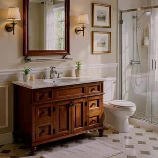 Sunvega 3-Pieces Modern Bathroom Hardware Set with Hidden Mounting Holes