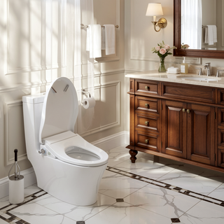 Sunvega Non-Electric Bidet Toilet Seat with Heated Seat and Dual Wash Modes
