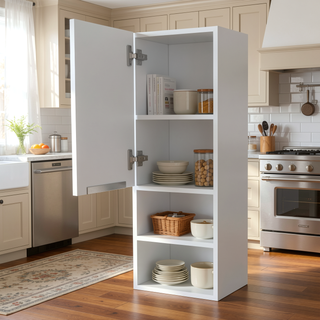 Sunvega Milwaukee Medicine Cabinet with Two Interior Shelves and Semi-Open Bottom