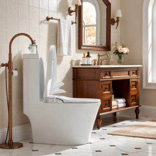 Sunvega Non-Electric Bidet Toilet Seat with Heated Seat and Dual Wash Modes