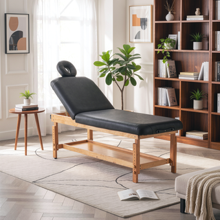 Sunvega Professional PU Leather Massage Table with Adjustable Height and Waterproof Surface
