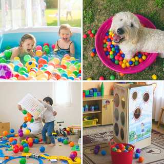 Sunvega 500 Count 2.2 Inch Crushproof Phthalate Free BPA Free Ball Pit Balls for Kids