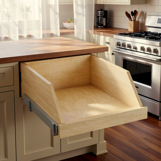 Sunvega Pull Out Cabinet Organizer with Full Extension Rail Slides for Kitchen Pantry