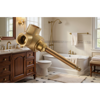 Sunvega 3/4-Inch Cast Metal High Flow Master Shower Volume Control Valve