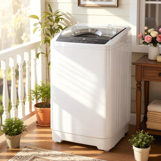 Sunvega Compact Full Automatic Portable Washer with 8 Programs 6 Water Levels