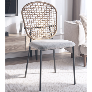 Sunvega Mid-century Dining Table for 4-6 People With Round MDF Top