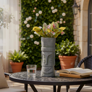 Sunvega Handmade Urn Planter for Indoor and Outdoor Use with No Assembly Required