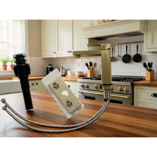 Sunvega Single Hole Bathroom Faucet with Ceramic Cartridge in Brushed Gold