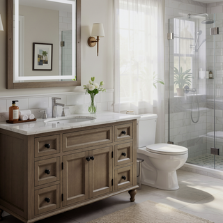 Sunvega Single Hole Bathroom Faucet with Spot Free Finish and One Handle Design