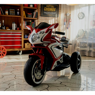 Sunvega Kids Electric Motorcycle with Headlights Music MP3 Player for 3-4 Years Boys