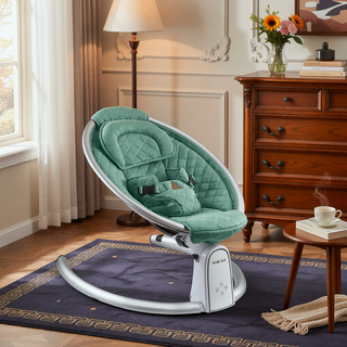 Sunvega Bluetooth Electric Baby Bouncer with Music Speaker and LED Touch Screen