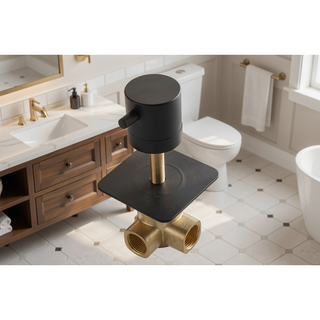 Sunvega 3/4-Inch Cast Metal High Flow Master Shower Volume Control Valve