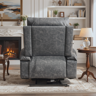 Sunvega Large 21 Inch Seat Width Electric Power Lift Recliner Chair with Massage