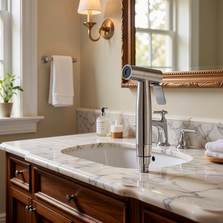 Sunvega Handheld Bidet Sprayer with 304 Stainless Steel Nozzle and 360 Pivot