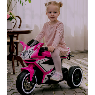 Sunvega Kids Electric Motorcycle with Headlights Music MP3 Player for 3-4 Years Boys