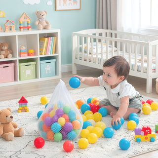 Sunvega 500 Count 2.2 Inch Crushproof Phthalate Free BPA Free Ball Pit Balls for Kids