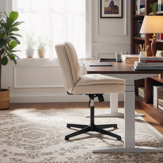Sunvega Swivel Home Office Desk Chair with 360° Tiling and Adjustable Height