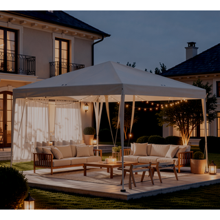Sunvega Pop Up Canopy Tent with Netting for Instant Shade and Outdoor Gatherings