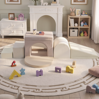 Sunvega Funny Tongue Shaped Soft Climb and Crawl Foam Playset for Toddlers