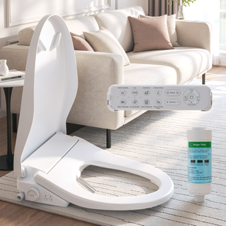 Sunvega Non-Electric Bidet Toilet Seat with Heated Seat and Dual Wash Modes