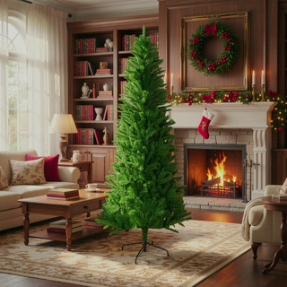 Sunvega 9FT Pre-Lit Artificial Christmas Tree with 500 LED Lights and 2580 Branch Tips