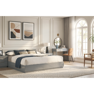 Sunvega Lacquer Frame Mirror with Integrated LED Lighting for Modern Decor
