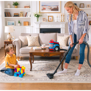 Sunvega Machine Washable Non-Skid Low-Pile 5x8 Area Rug for Bedroom Living Room