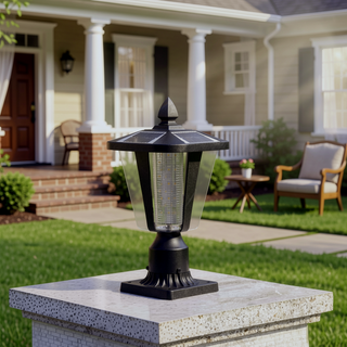 Sunvega Solar Powered Outdoor LED Lantern for Garden Pathways Yards and Driveways